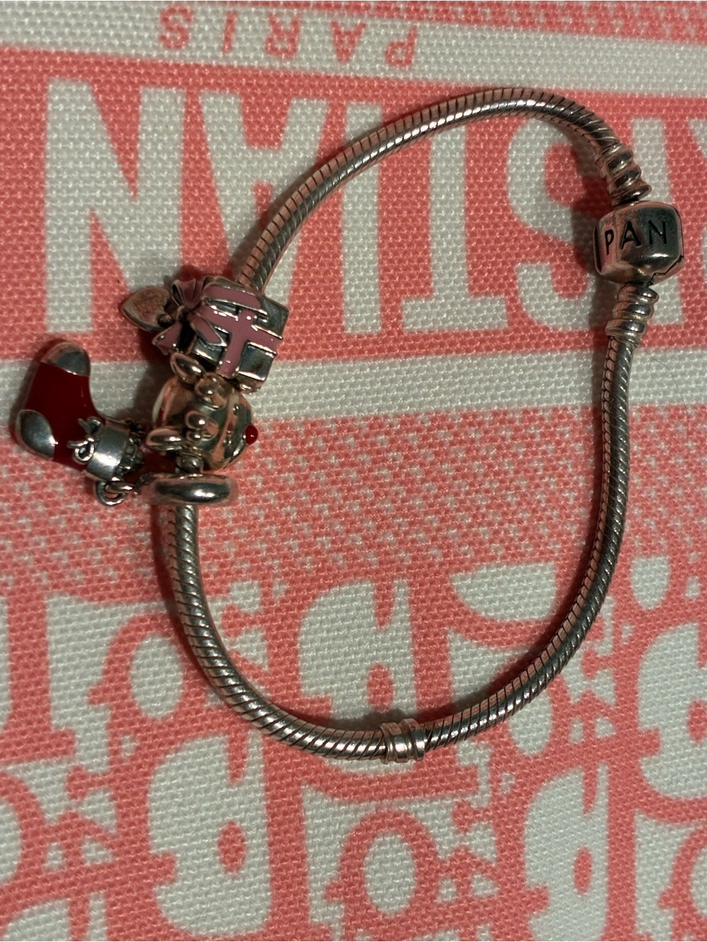 Pandora Christmas Bracelet with 3 Holiday Charms - Picture 12 of 16